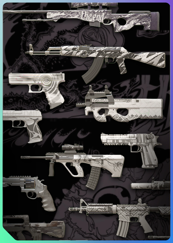 Achroma Collection skins in CS2